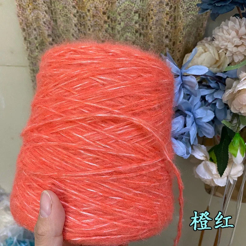 500G/PC Mohair Yarn High Quality Super Soft And Warm