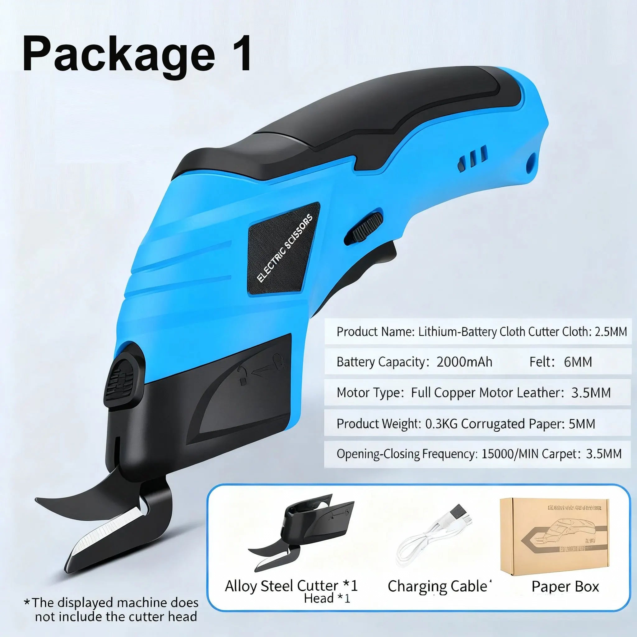 Cordless Electric Scissors for Cutting - Handheld