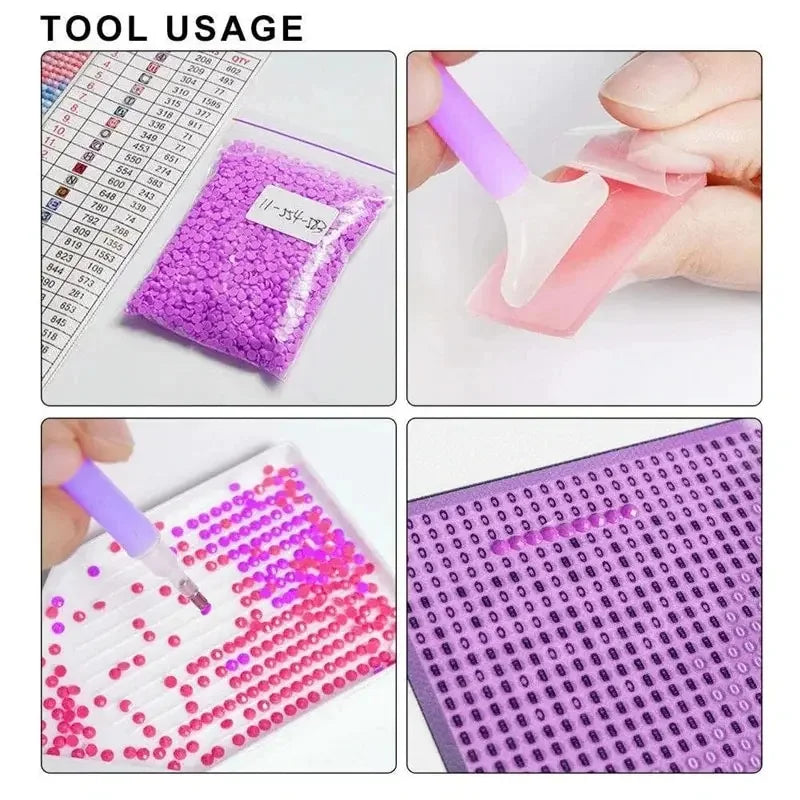 5D Brave Warhorse Diamond Painting Waterfall Forest Diamond Mosaic Craft Kit New Collection 2025 Decorative Paintings