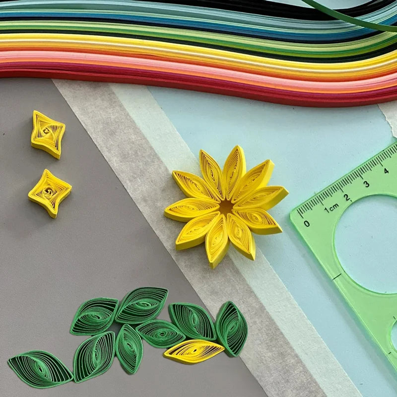 260pcs Rainbow paper Quilling Strips Set For Craft DIY