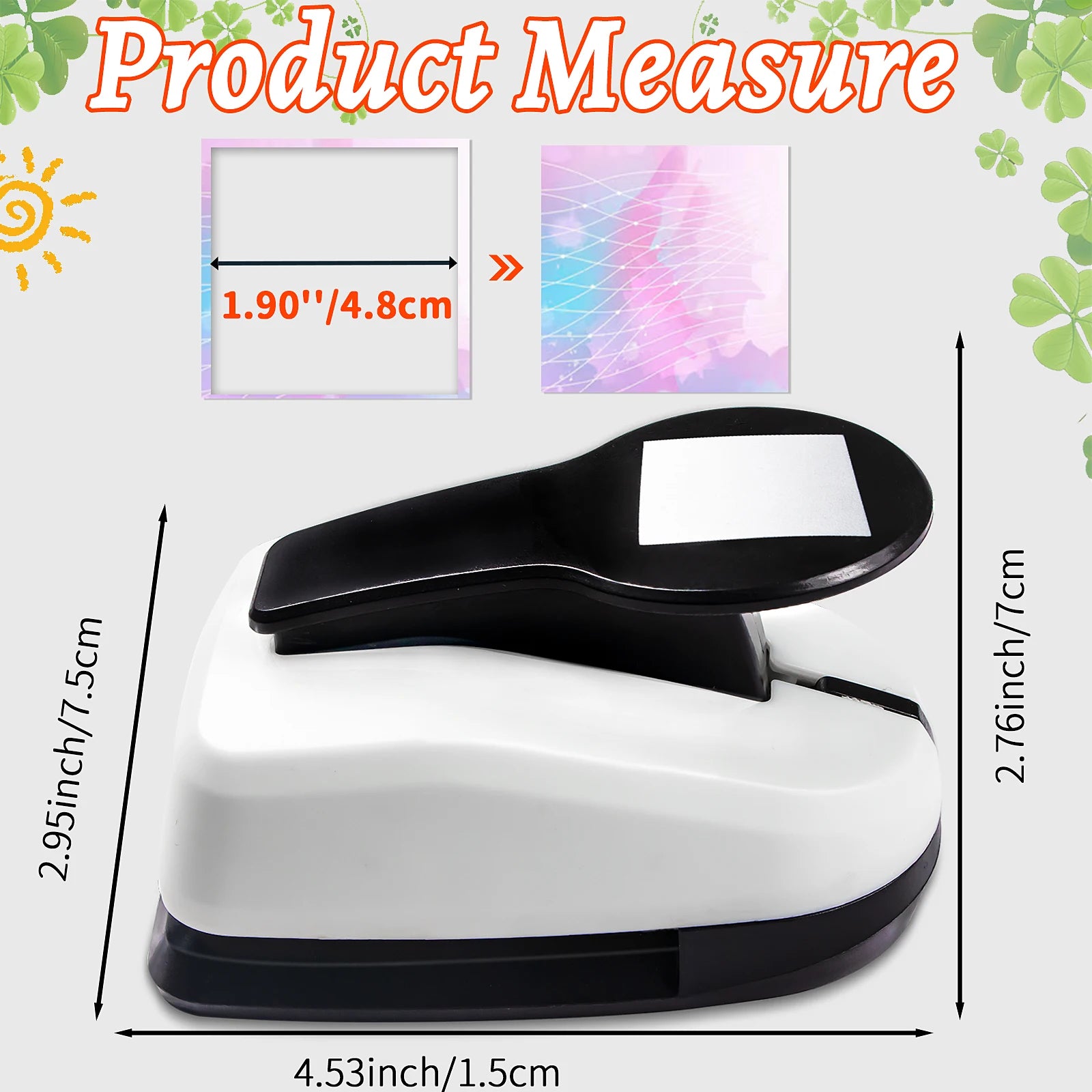 Square Paper cutter tool crafts Hole Punchers Set 1