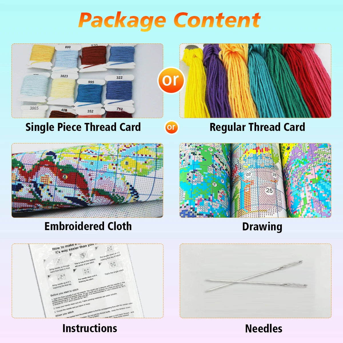 Christmas, 11CT/14CT printed cross stitch