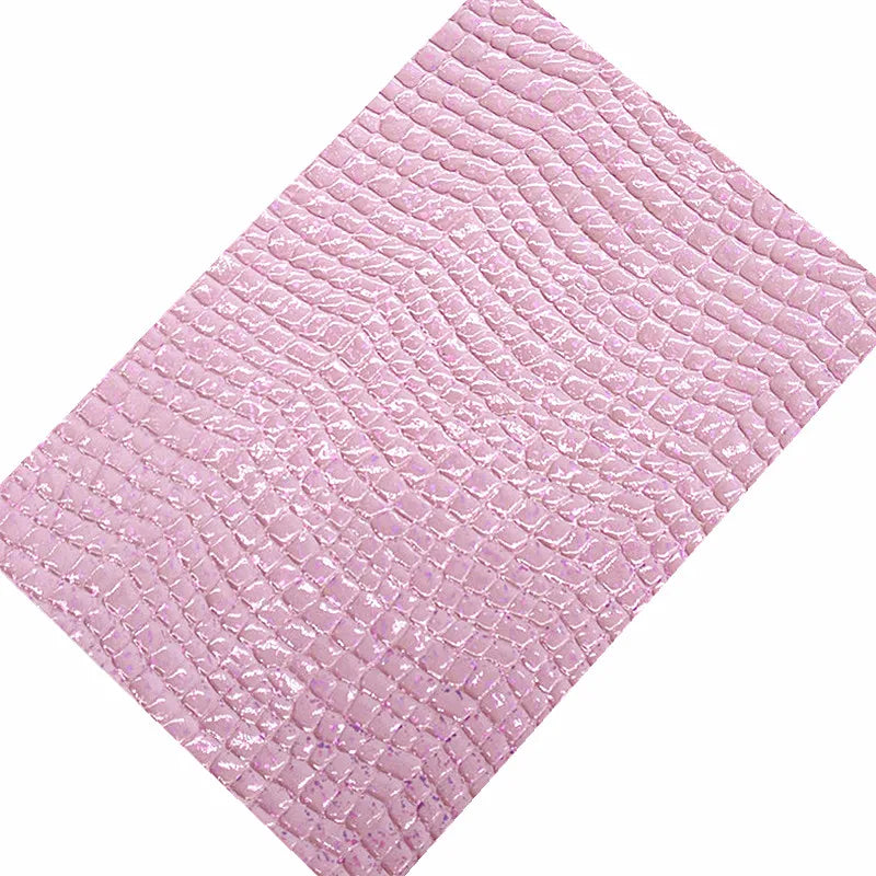 Synthetic Leather Crocodile Embossed Faux Leather