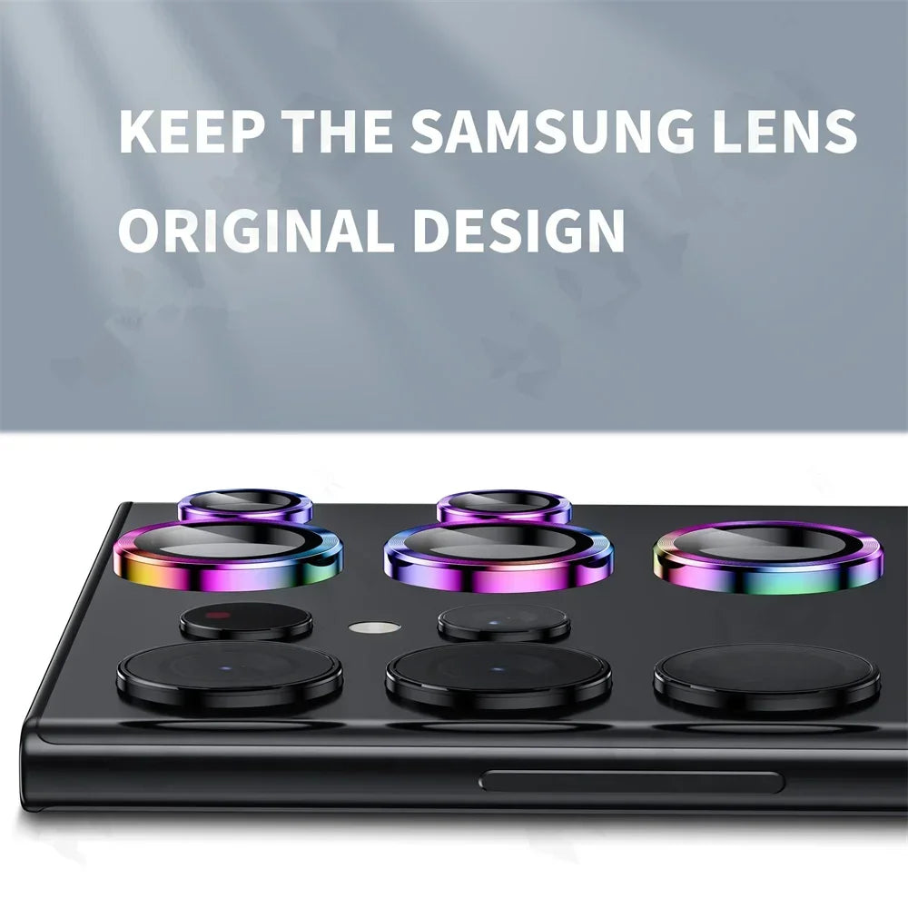 ultra Case Tempered Glass Film Titanium Alloy Ring Phone Accessories