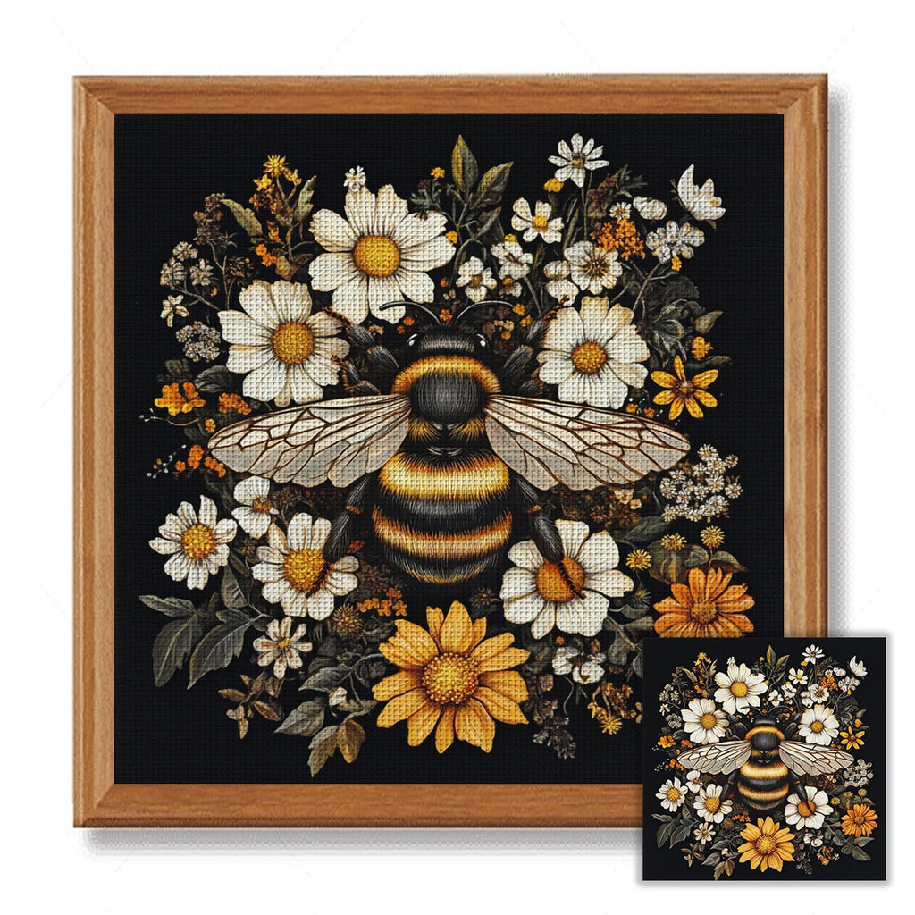 1 set of 30x30cm-11.8x11.8 inch 11CT/14CT printed fabric cross stitch DIY kit, large size, gift set