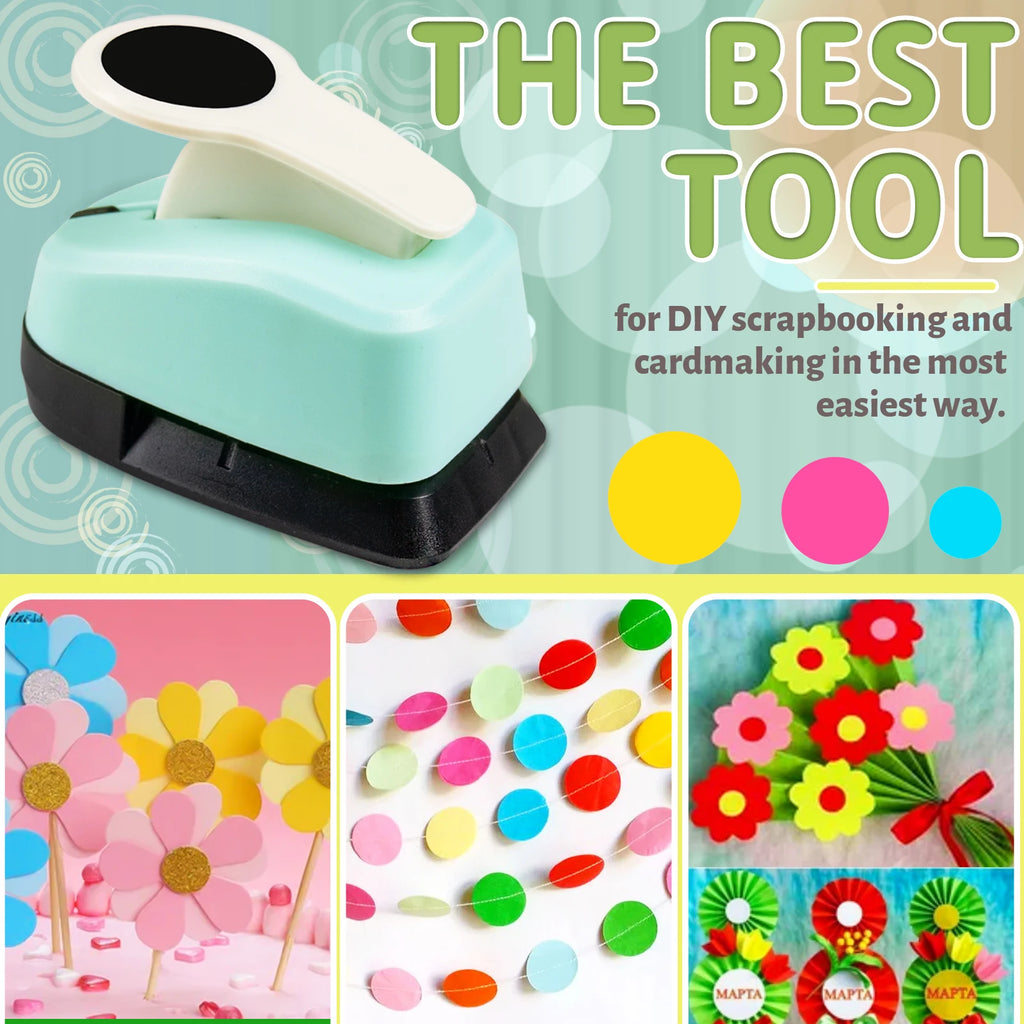 Circle Puncher Cutter Tool Set 5 sizes