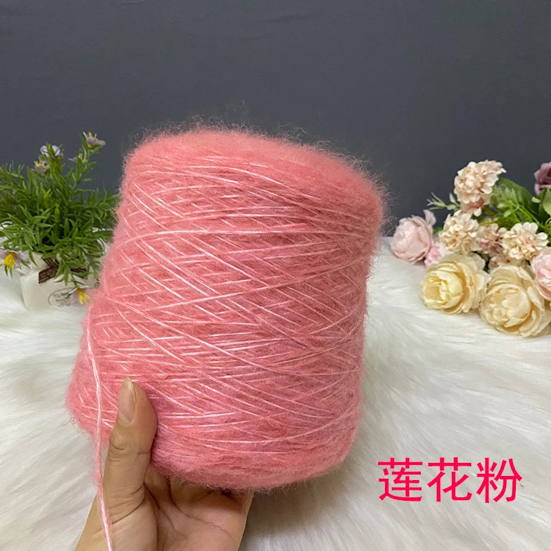 500G/PC Mohair Yarn High Quality Super Soft And Warm