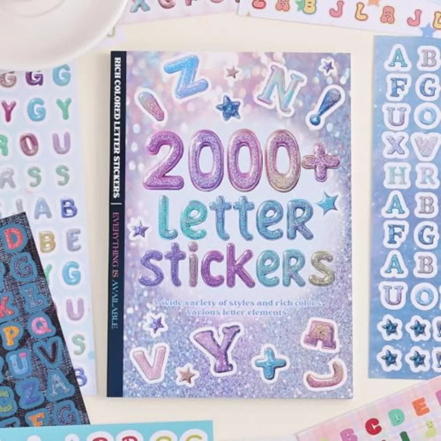 2000+ Pcs Alphabet  Stickers for Junk Journal Scrapbooking  DIY D
