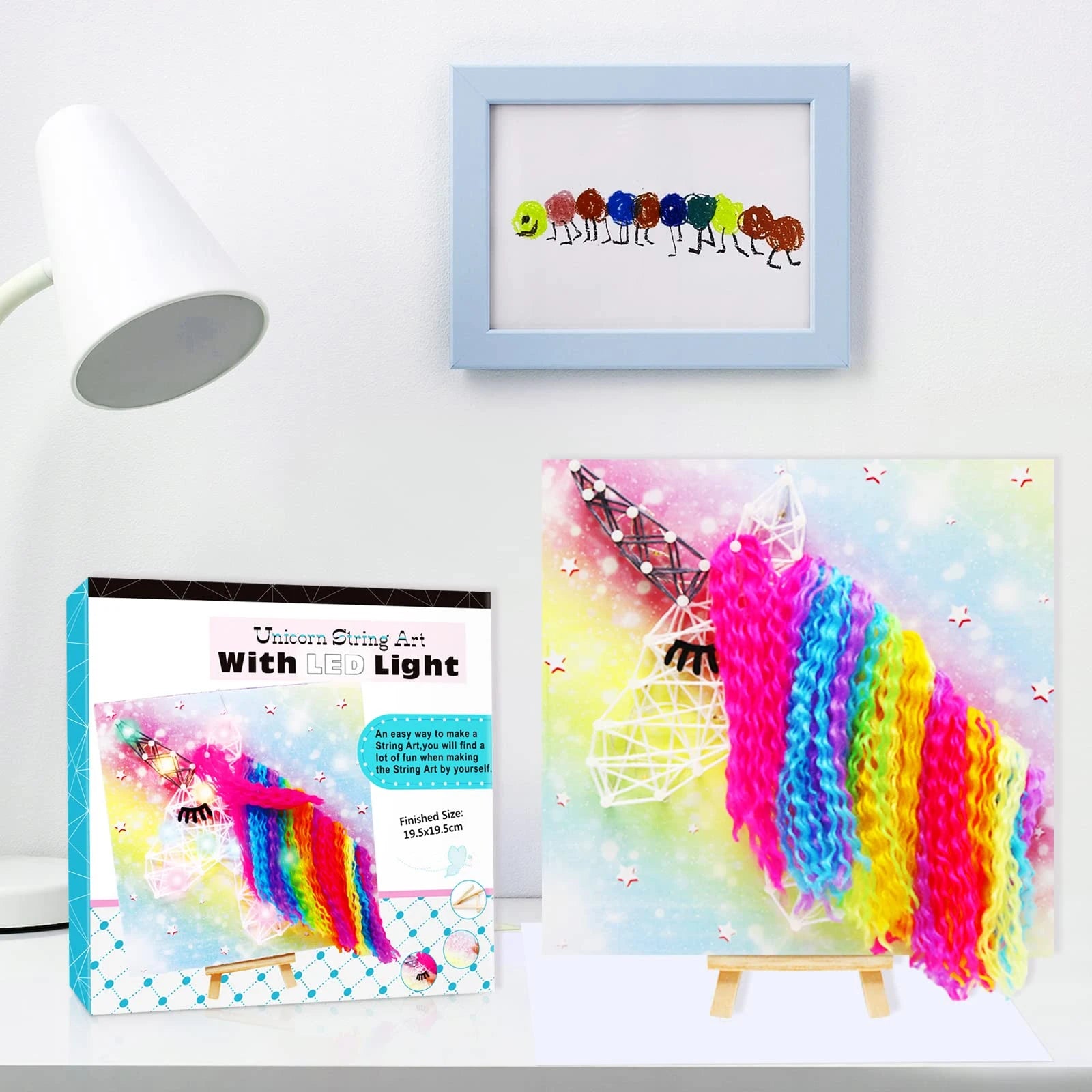 3D String Light Art Latern and Crafts Light Nail Kit Light
