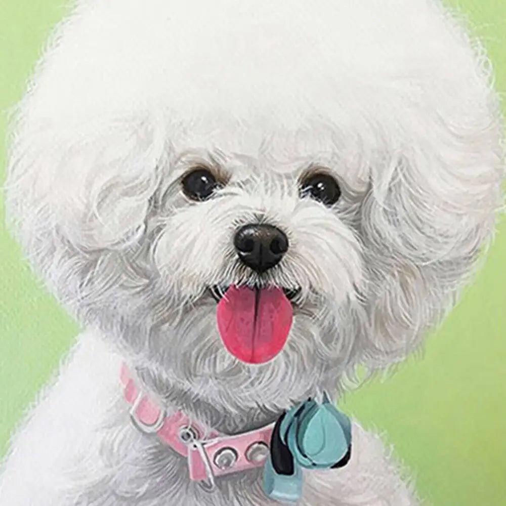 Oil Painting Puppy Paint By Number For Kids Picture Artcraft On Canvas