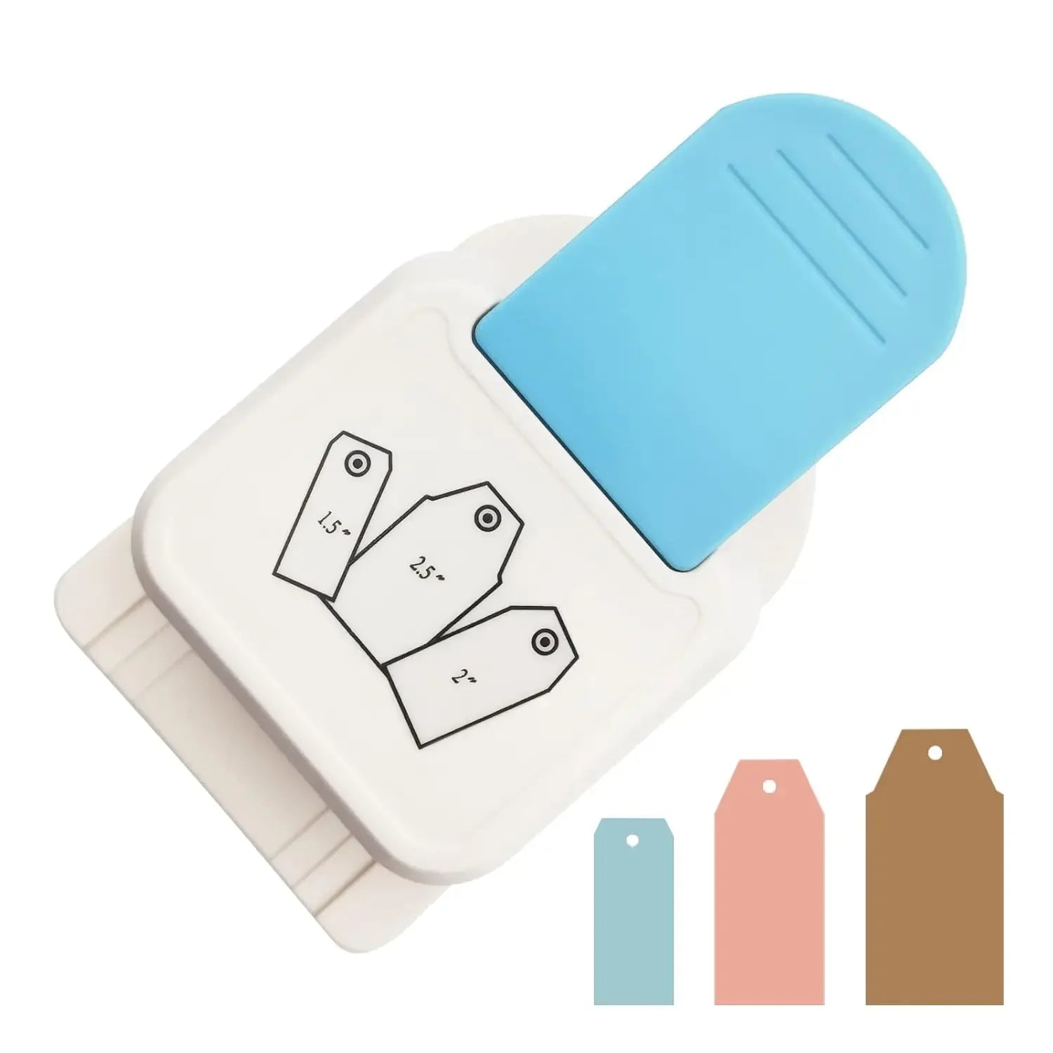 3-in-1 craft label punch, 1.5/2/2.5-inch gift label punch