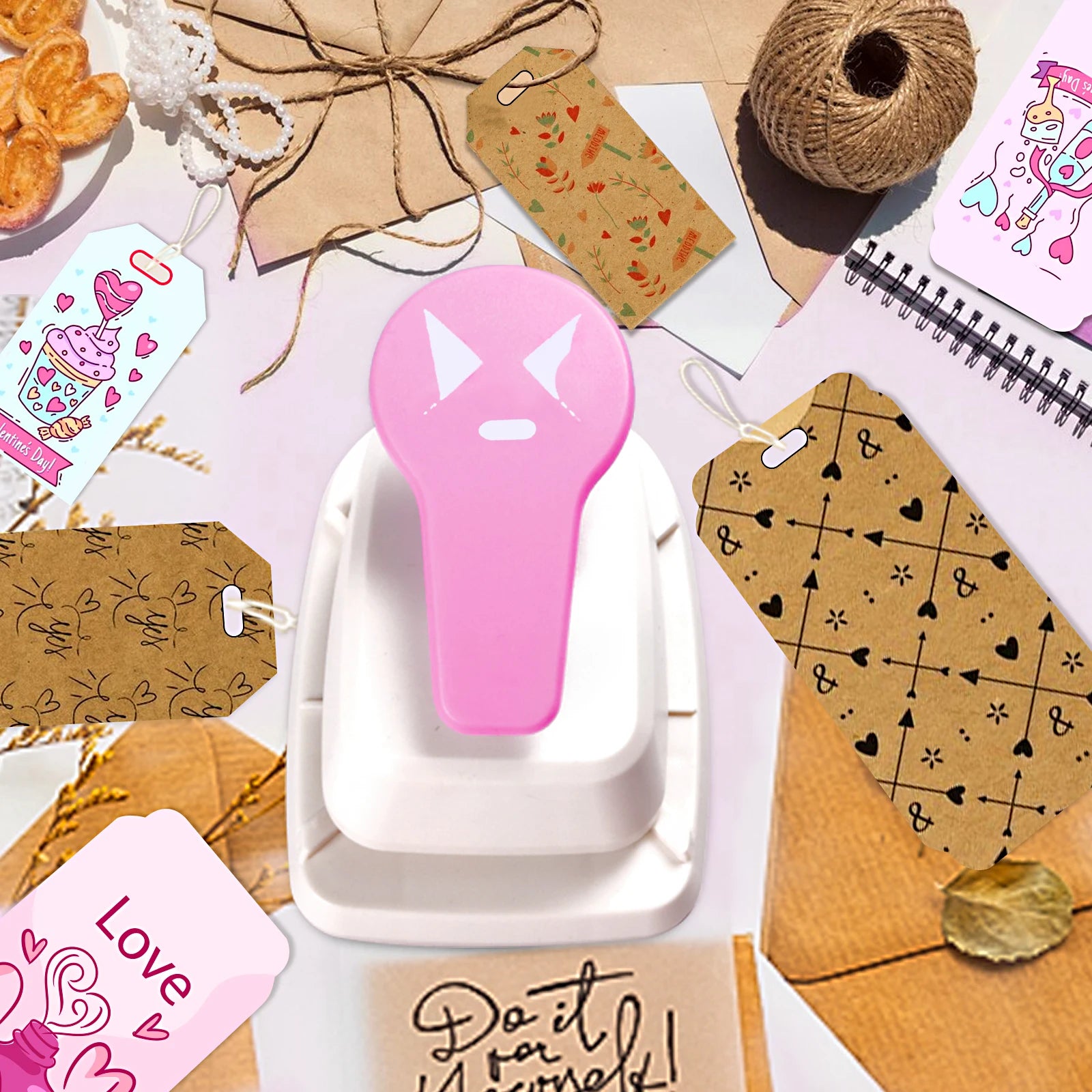 Tag Cutter Puncher Paper Cutter 3 v 1 corner cutter rounder puncher