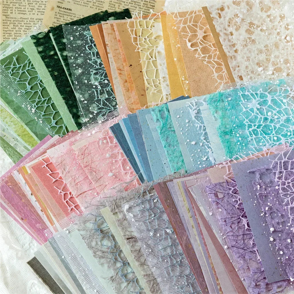 31pcs/pack Gauze Materials Paper Scrapbooking Decor Craft Paper Collage Junk Journal Stationery