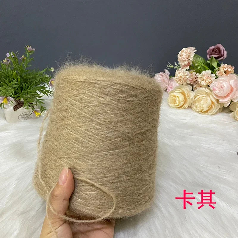 500G/PC Mohair Yarn High Quality Super Soft And Warm
