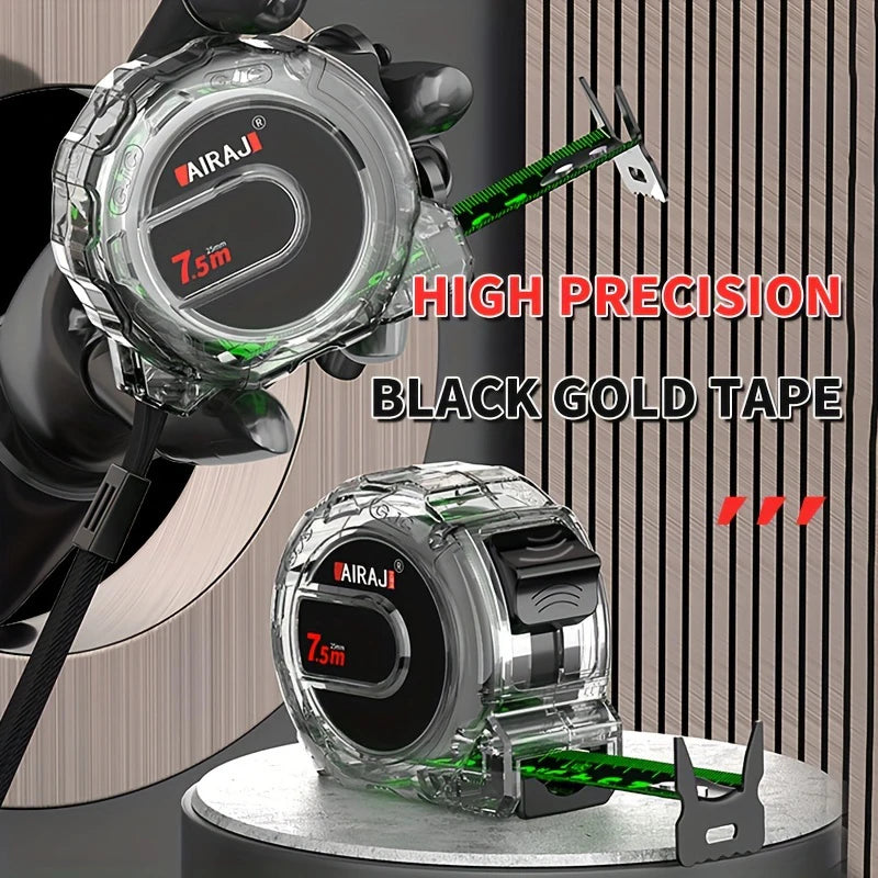 Self-Illuminating Marks for Low Light Work,  Durable Fiberglass Ruler