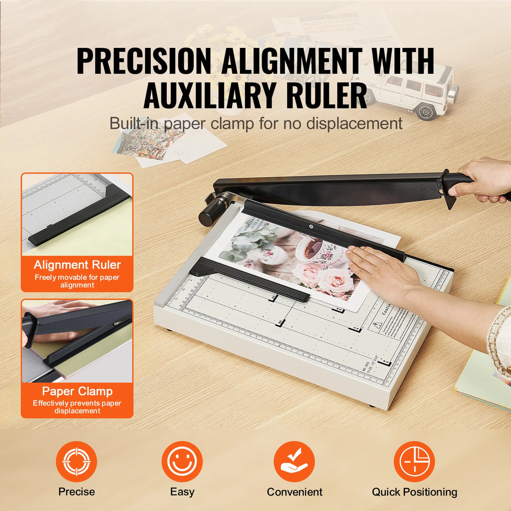 SucceBuy Heavy Duty Paper Cutter for Home Office School