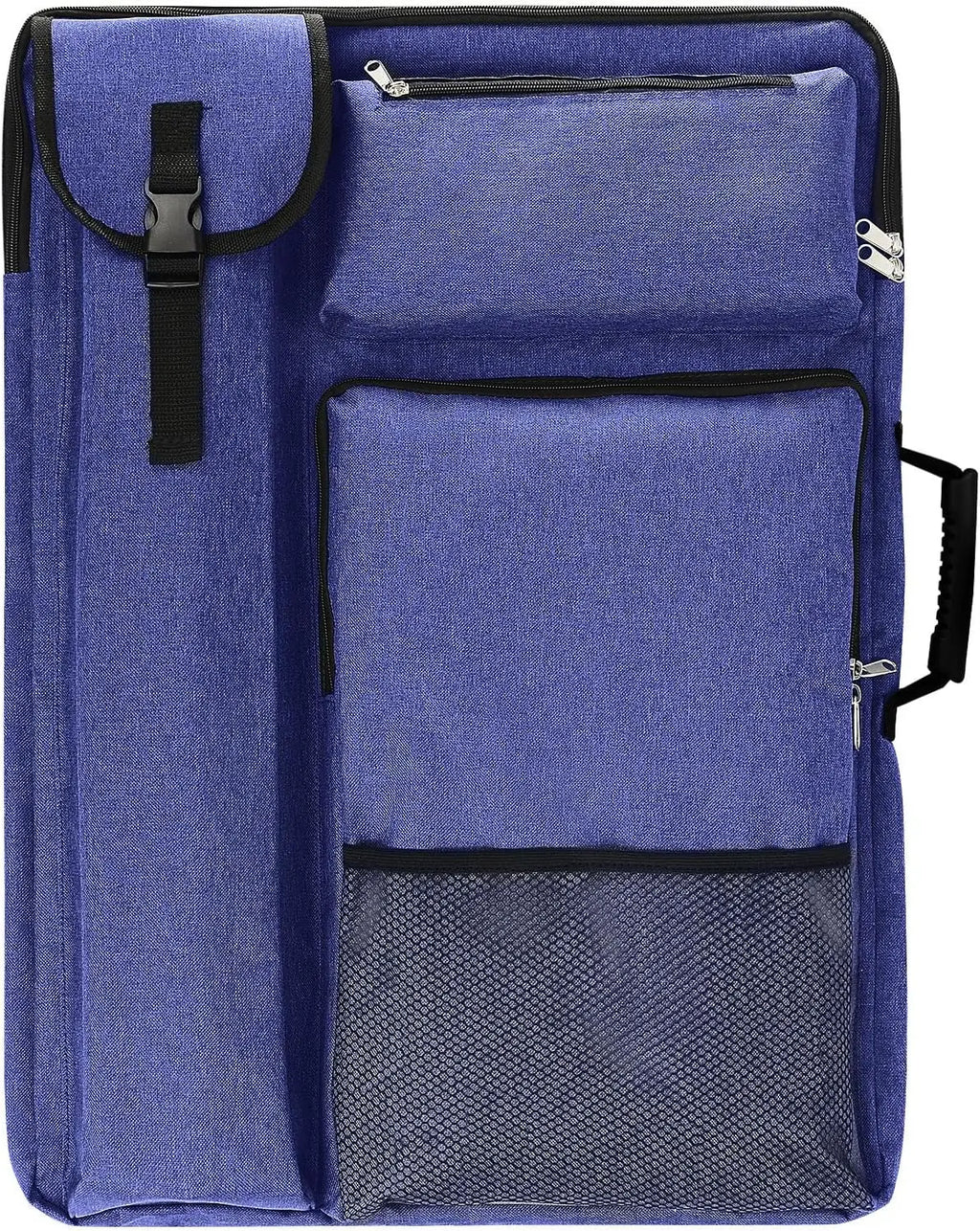 18 X 24, art portfolio with art backpack and tote bag, medium art case size (gray).