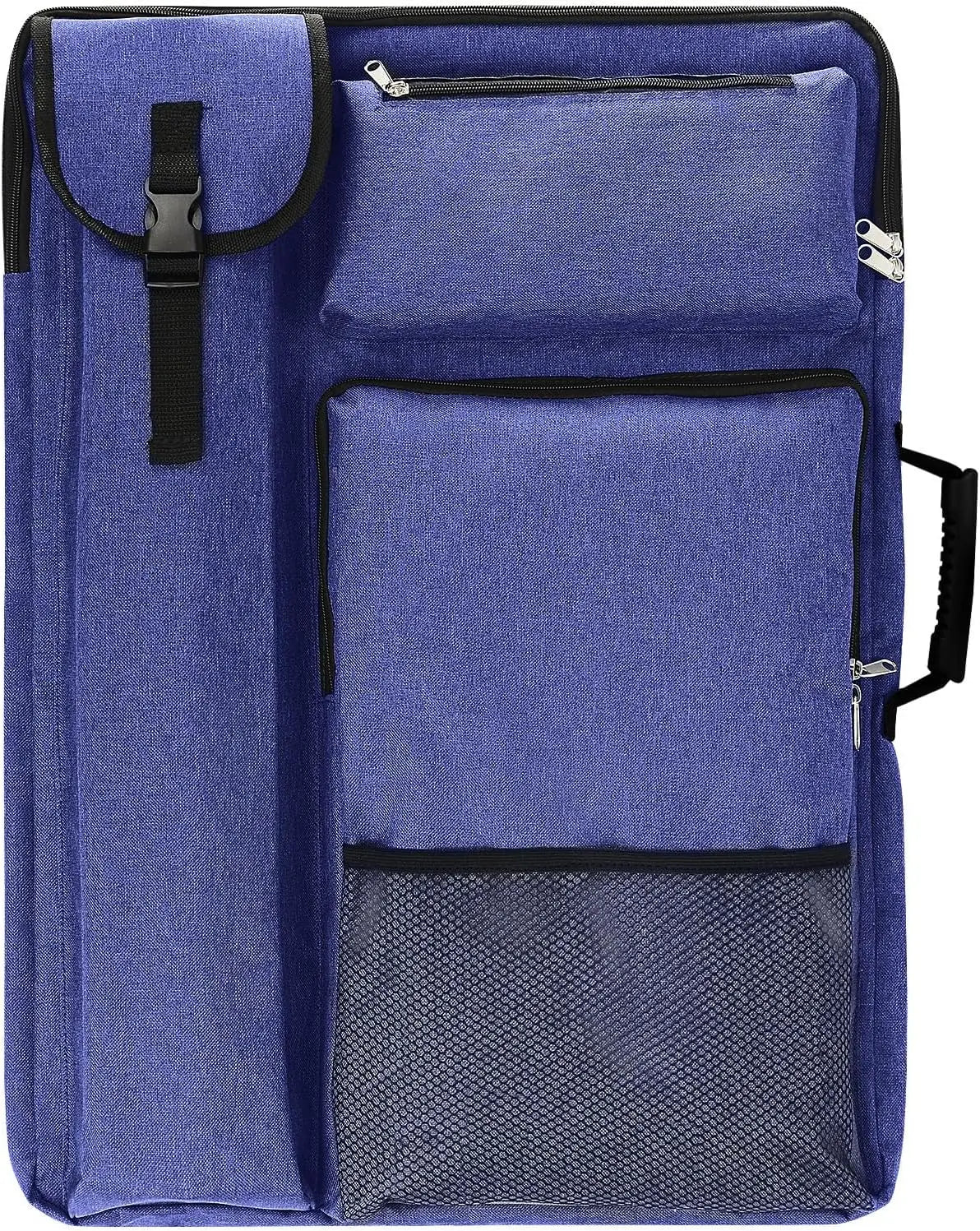 18 X 24, art portfolio with art backpack and tote bag, medium art case size (gray).