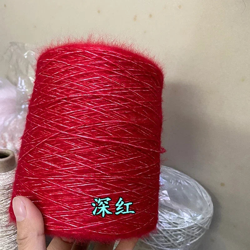 500G/PC Mohair Yarn High Quality Super Soft And Warm