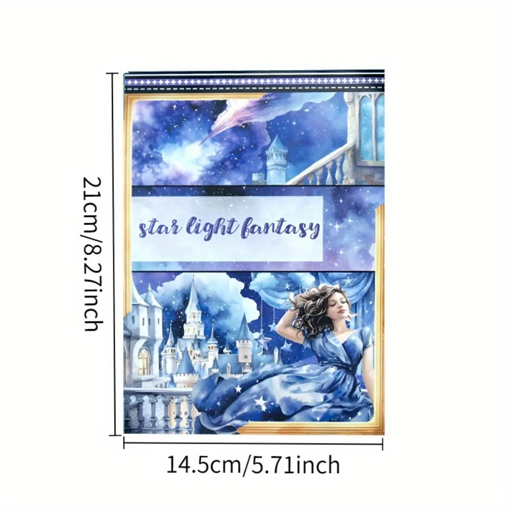 Winter Wonderland Sticker Book, Scrapbooking DIY Craft Supplies