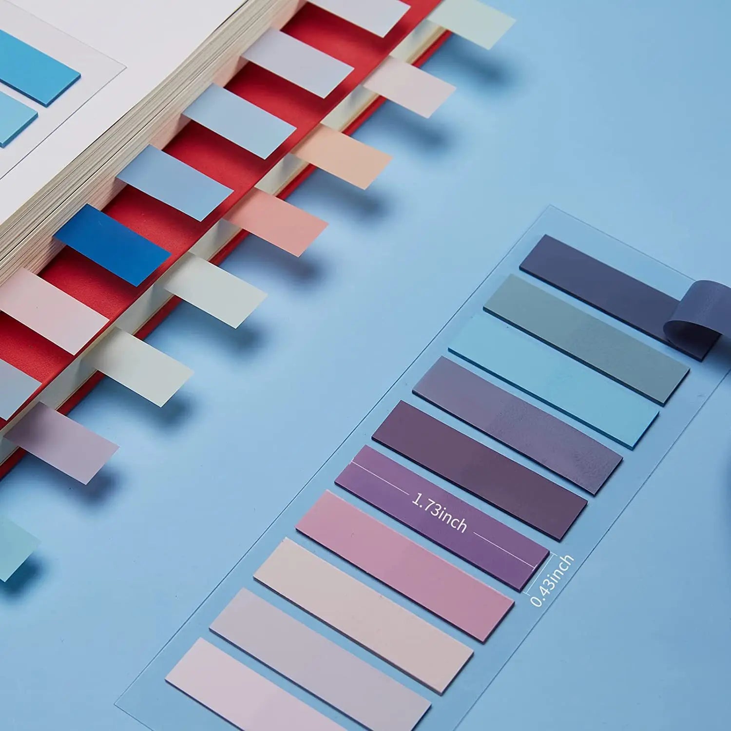 Colorful Transparent Sticky Notes Self -Adhesive Book Marker