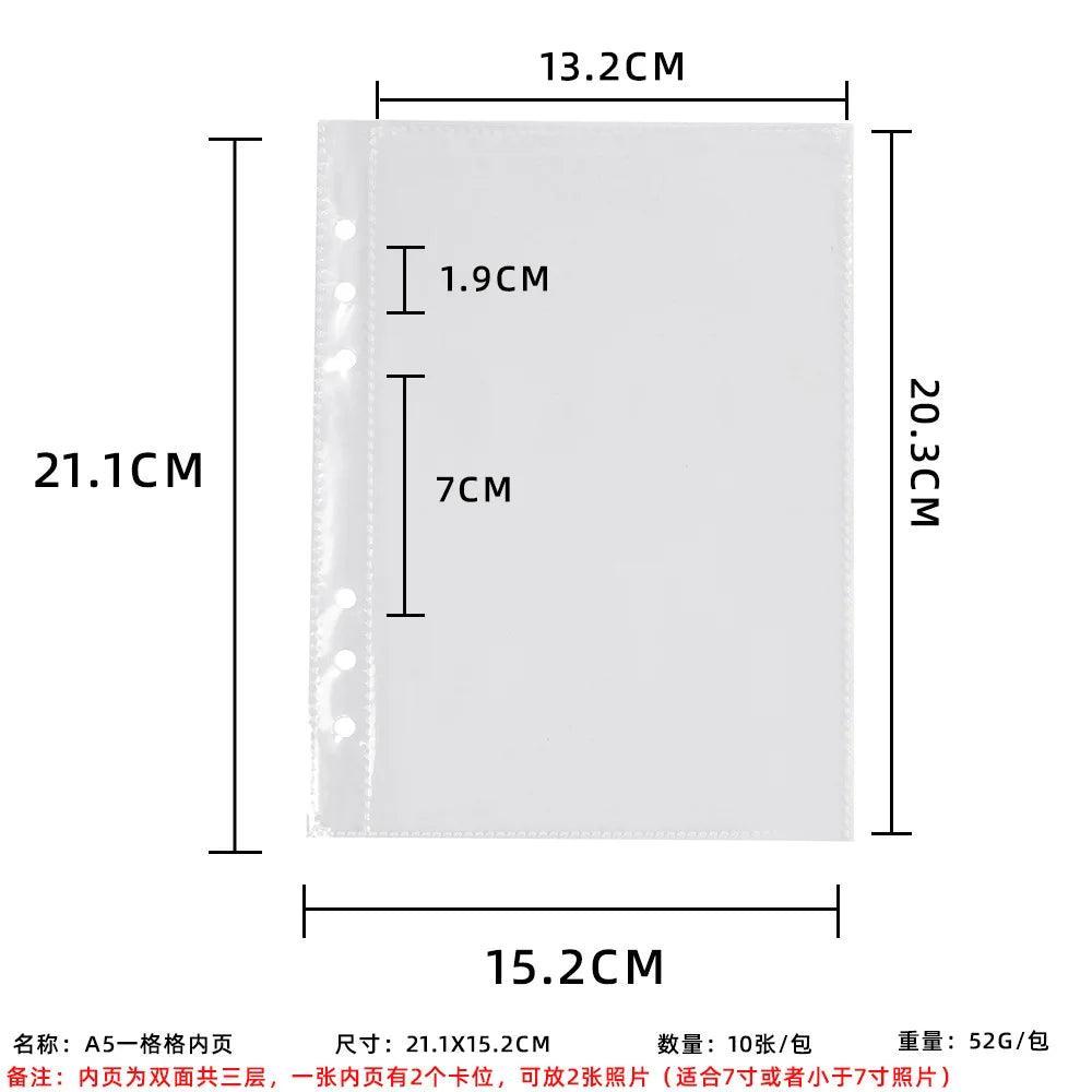 INS Style Sweet Girl Ballet Theme A5 Album