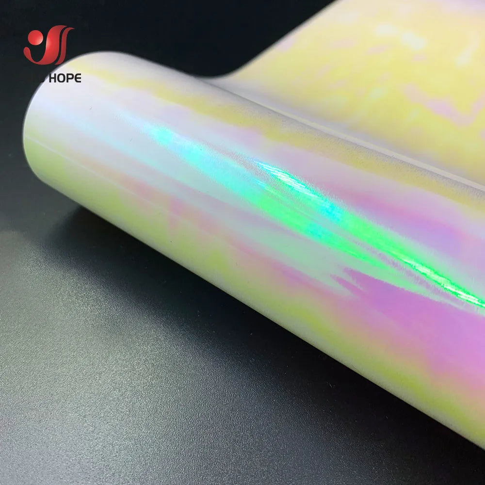 Holographic Heat Transfer Vinyl Sheet Iron-on Heat Press Permanent Print
