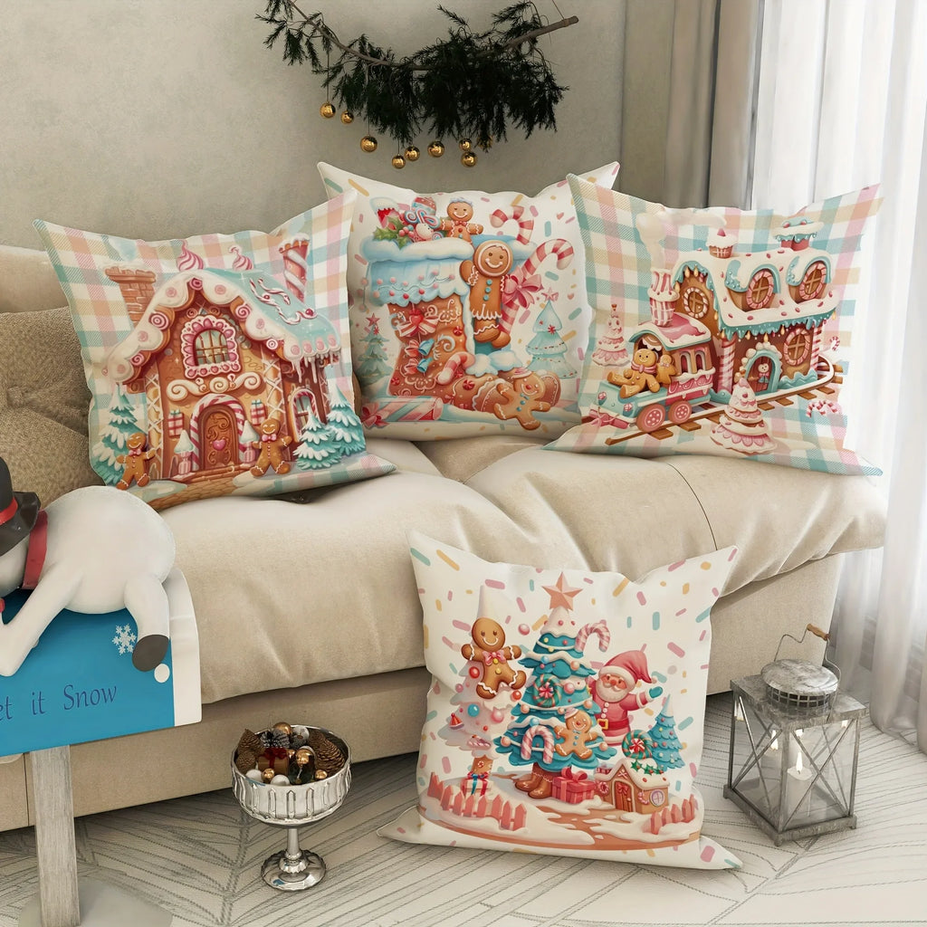 Christmas Gingerbread  pillowcase,  cushion cover