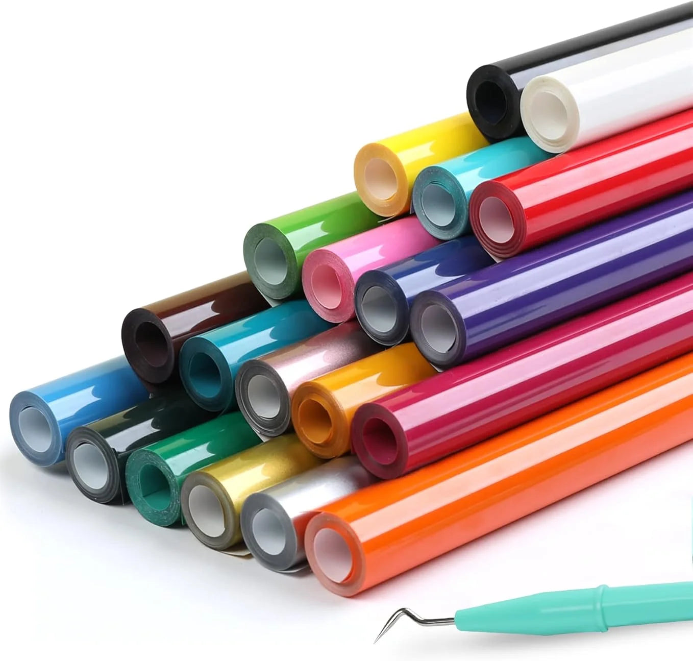 HTVRONT 12 in x 3 FT HTV Heat Transfer Vinyl Iron on Vinyl