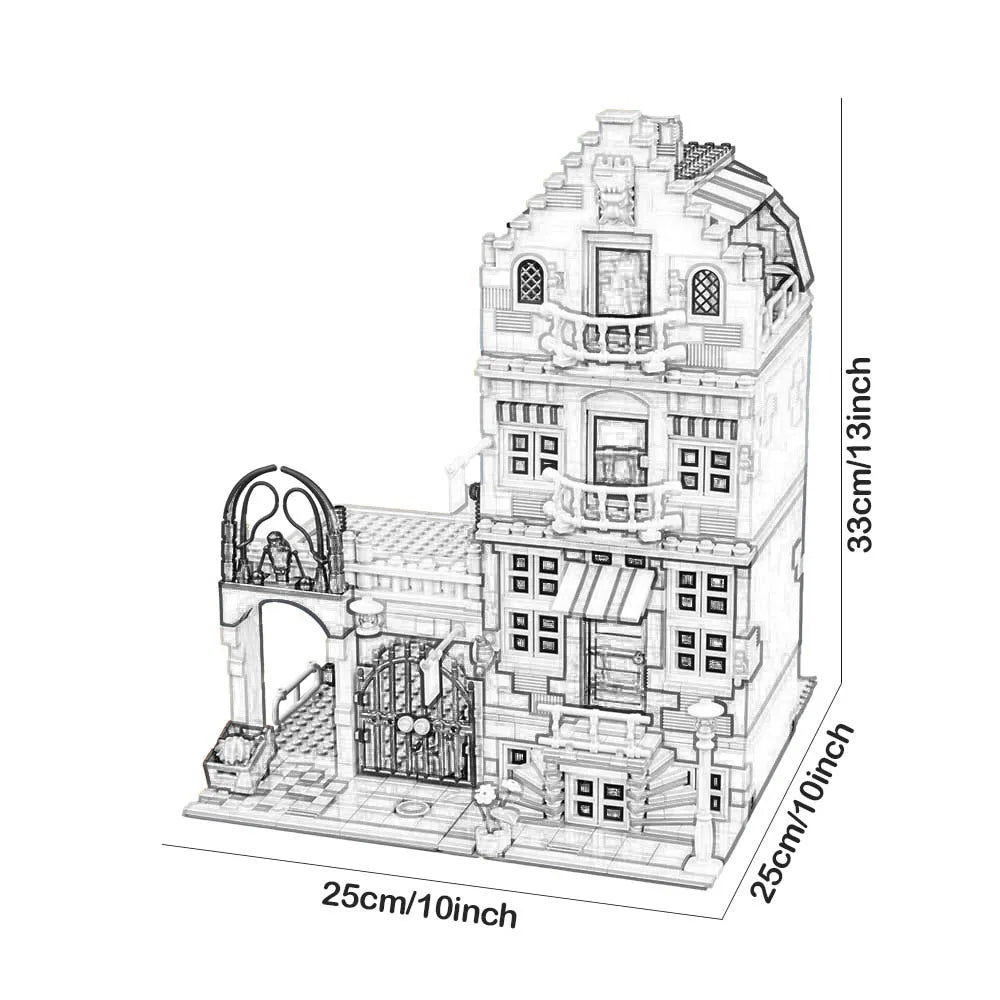 Creative Ideas Compatible 10224 King with figure Street View Building Block