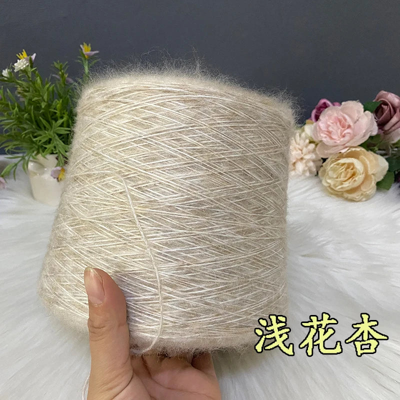 500G/PC Mohair Yarn High Quality Super Soft And Warm