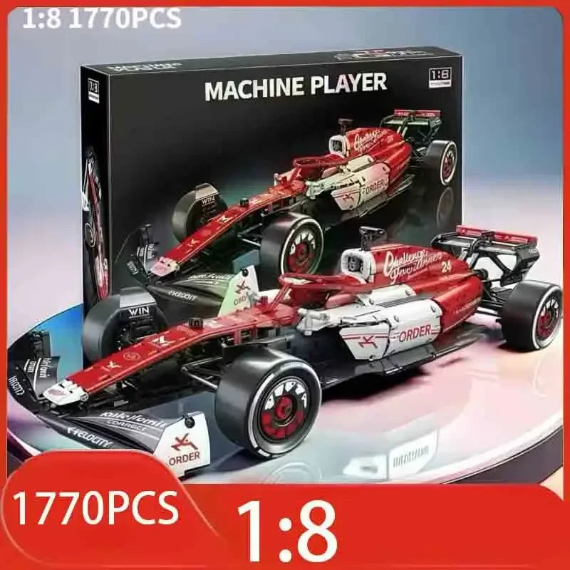 Formula Racing Building Block Toy 1:8