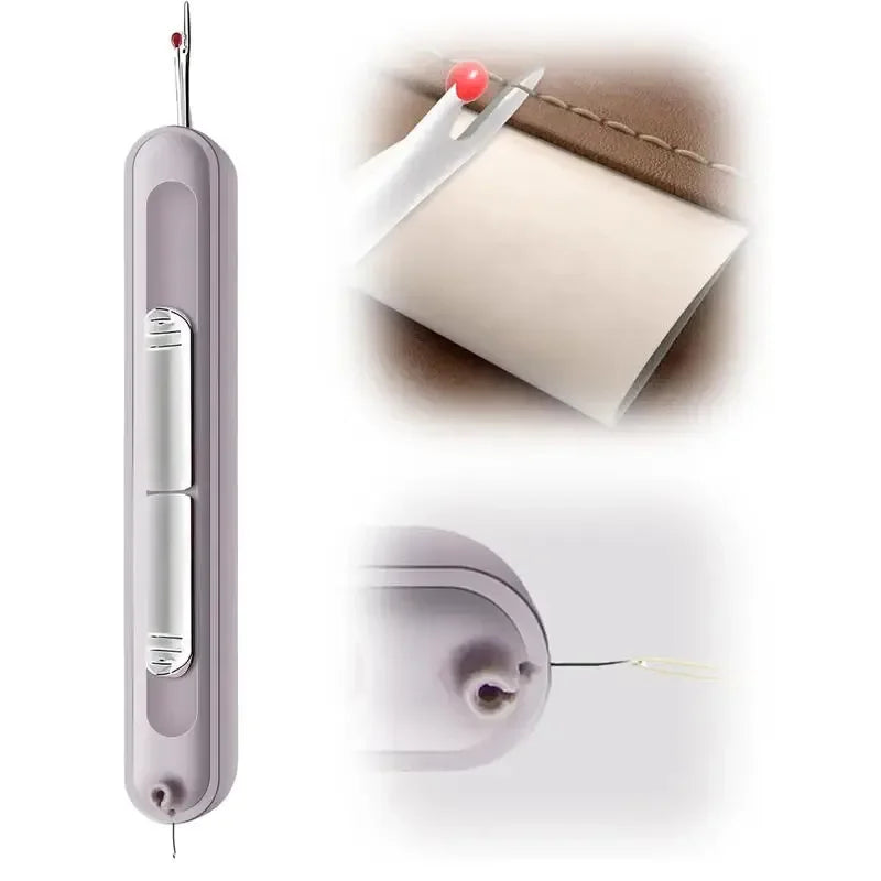 2-in-1 Sewing Tool – Dual-Ended Colored Needle & Seam Ripper for Hand & Machine Sewing