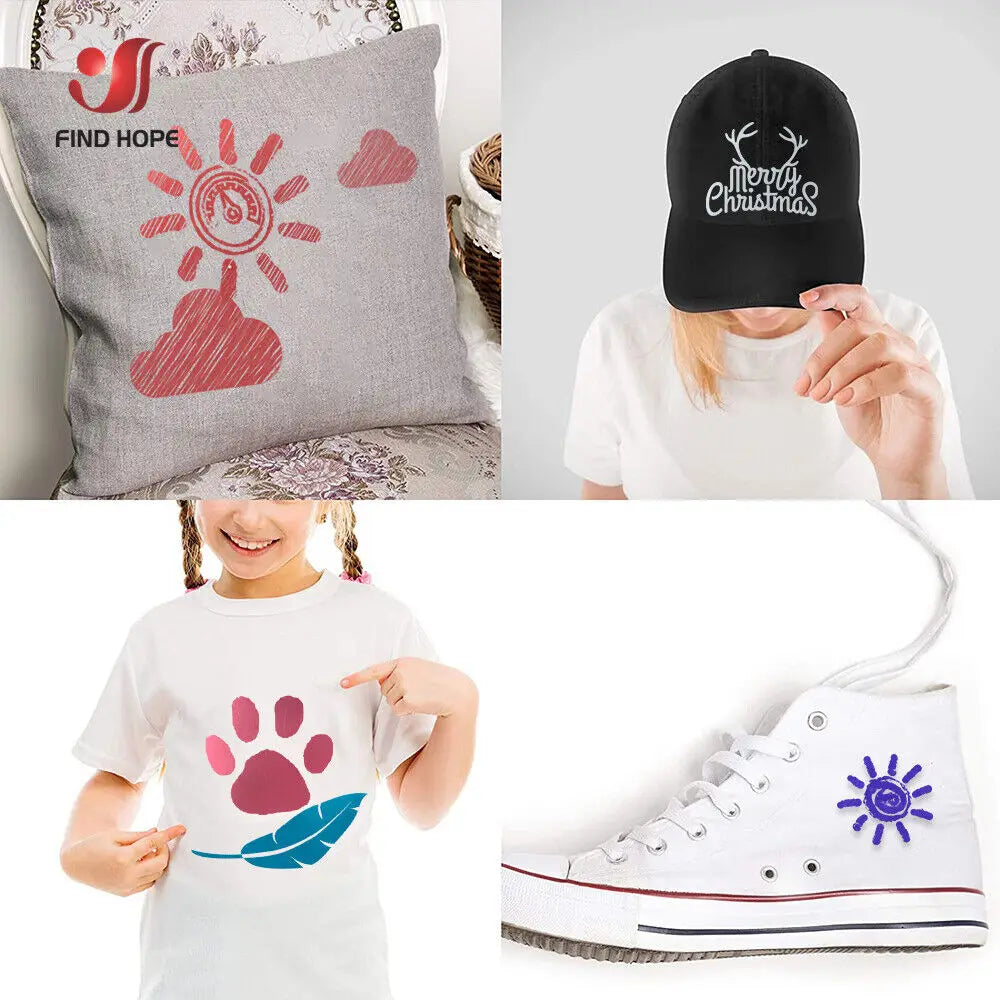 Metallic Shiny Heat Transfer Vinyl Iron On T shirt