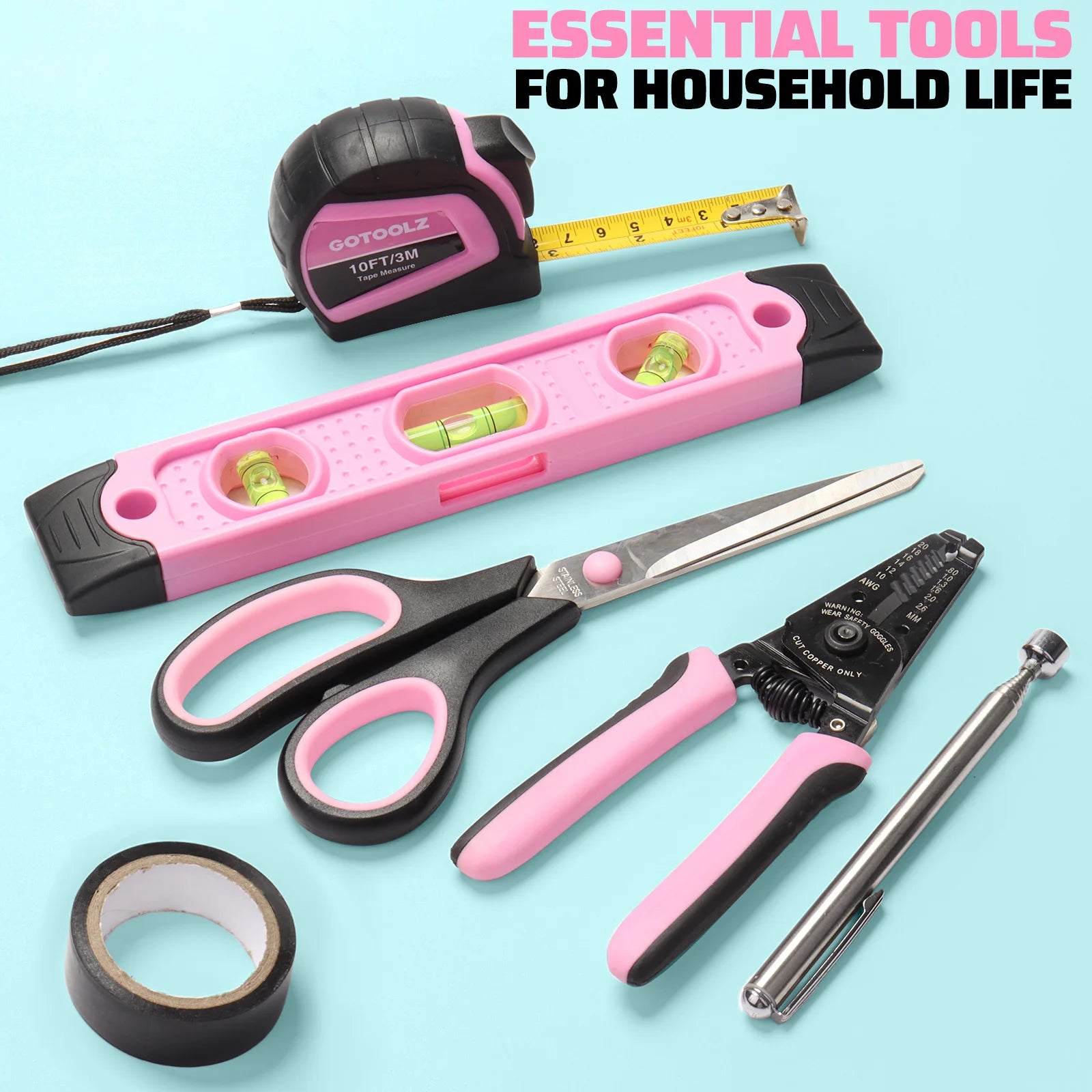 240-Piece  General Household Repairing Tool Kit with Storage Bag,