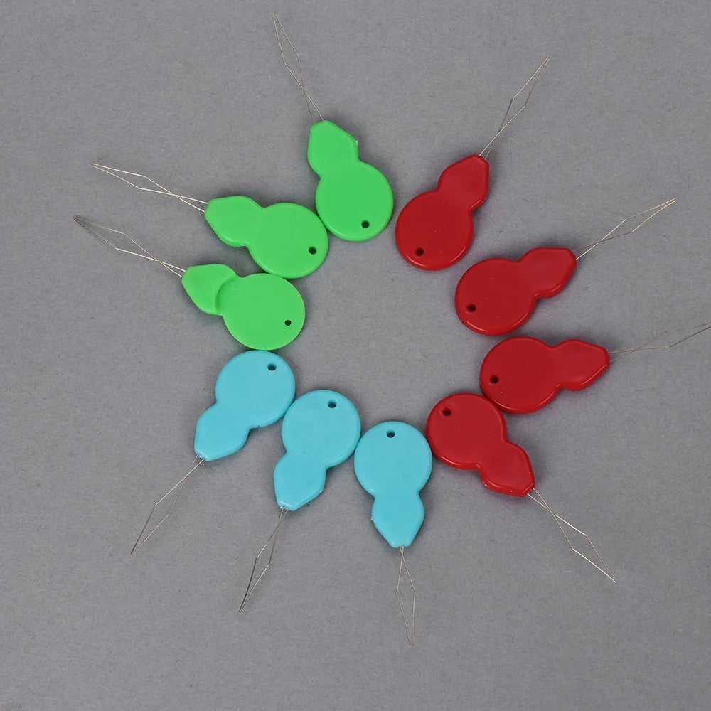 10Pcs New Bow Plastic Needle Threader