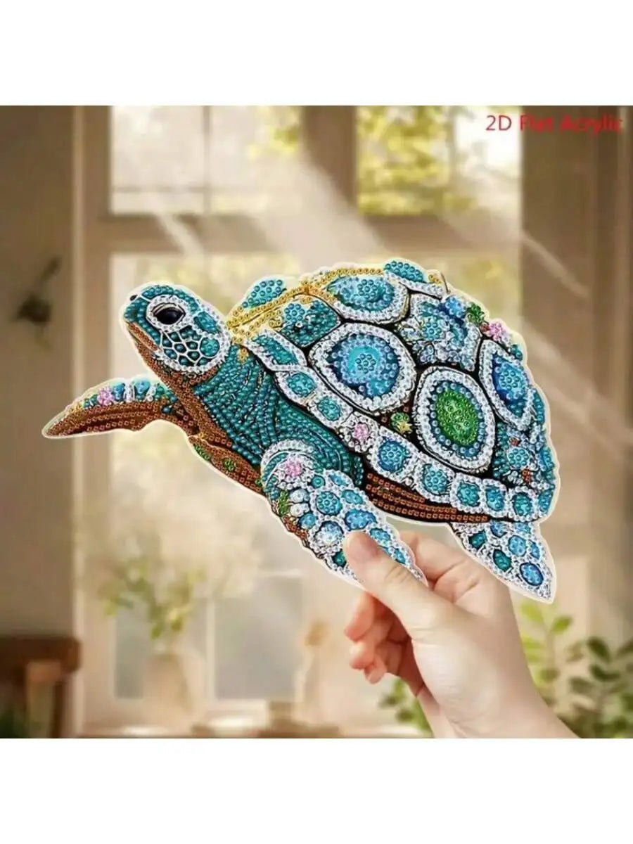 1pc Gorgeous Turtle  Acrylic Diamond Painting Kit,