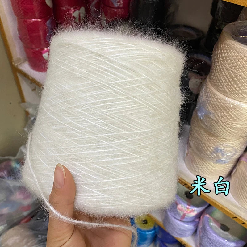 500G/PC Mohair Yarn High Quality Super Soft And Warm