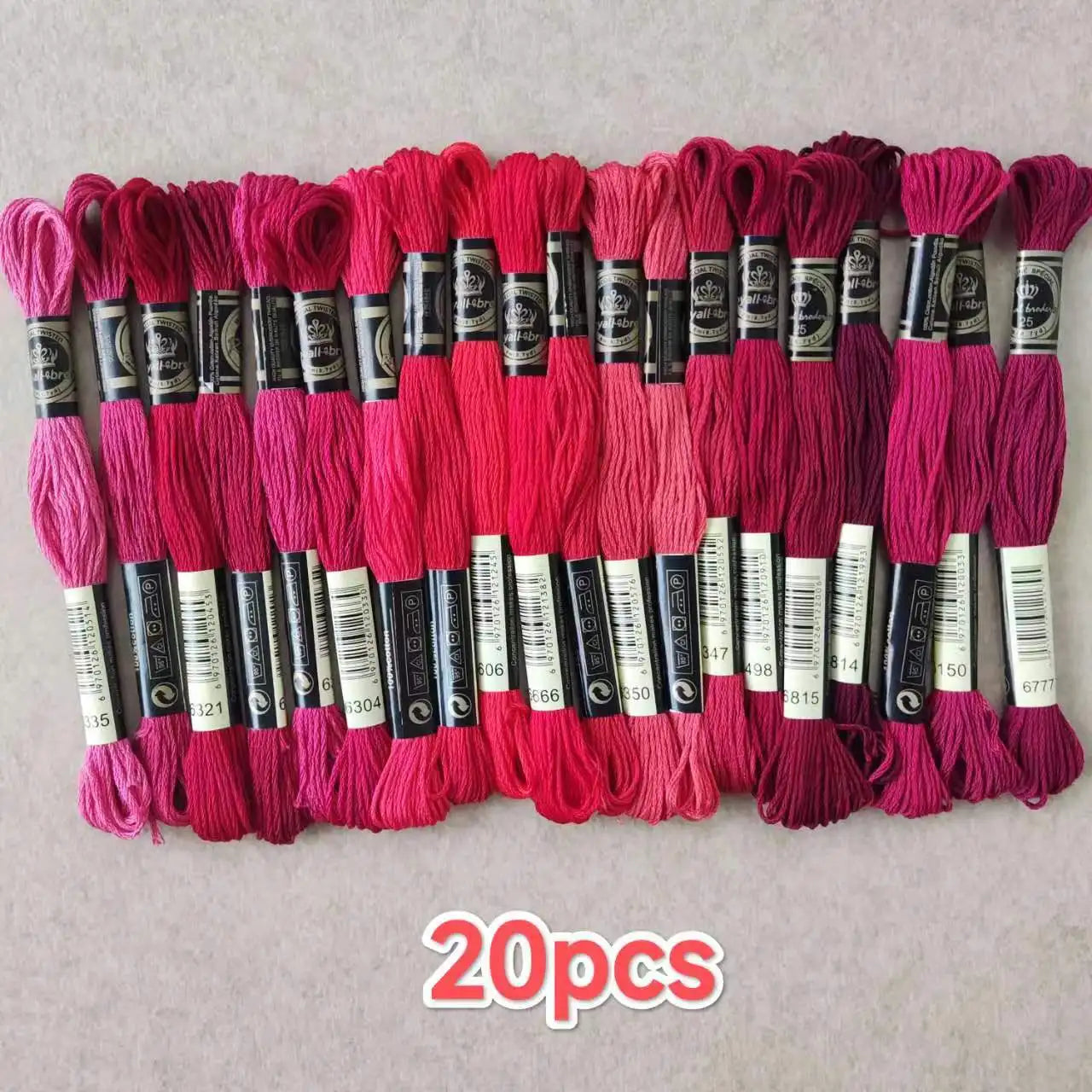 100% Cotton High Quality Cross stitch Floss Embroidery thread  Hand Knitting Sewing Weaving 8m 447 color