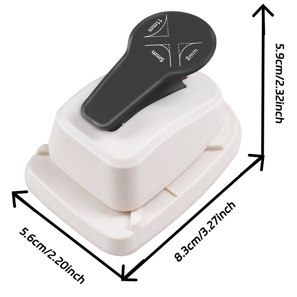 Corner  Rounder Puncher Paper Cutter 3 in 1 r3 3mm r4 5mm r7 7mm r10 10mm