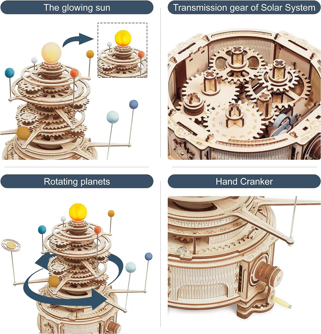 Robotime Rokr 316PCS Rotatable Mechanical Orrery