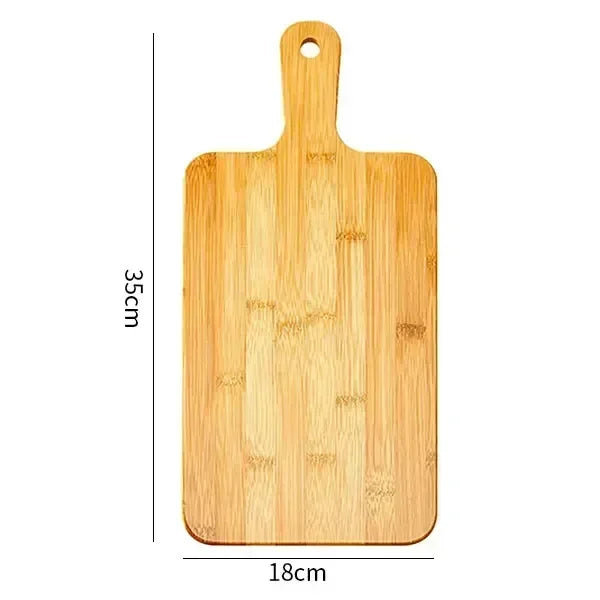 Wood Cutting Board with Handle Bamboo Wooden Kitchen Chopping Boards