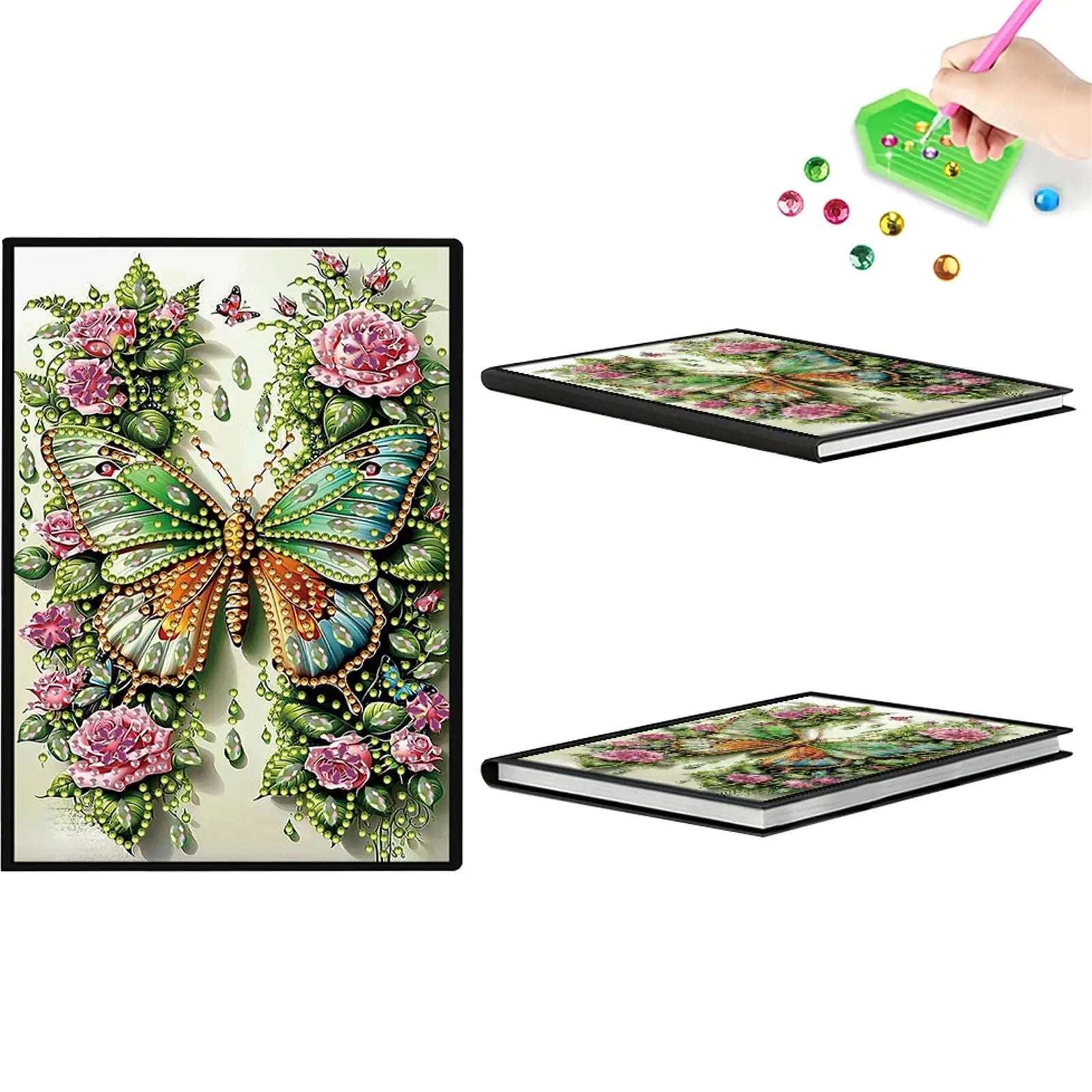 50-Page A5 Size 5D DIY Diamond Art Painting Notebook