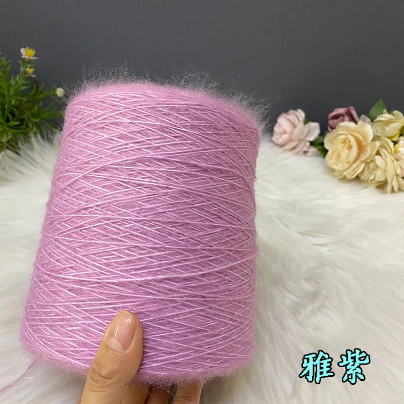 500G/PC Mohair Yarn High Quality Super Soft And Warm