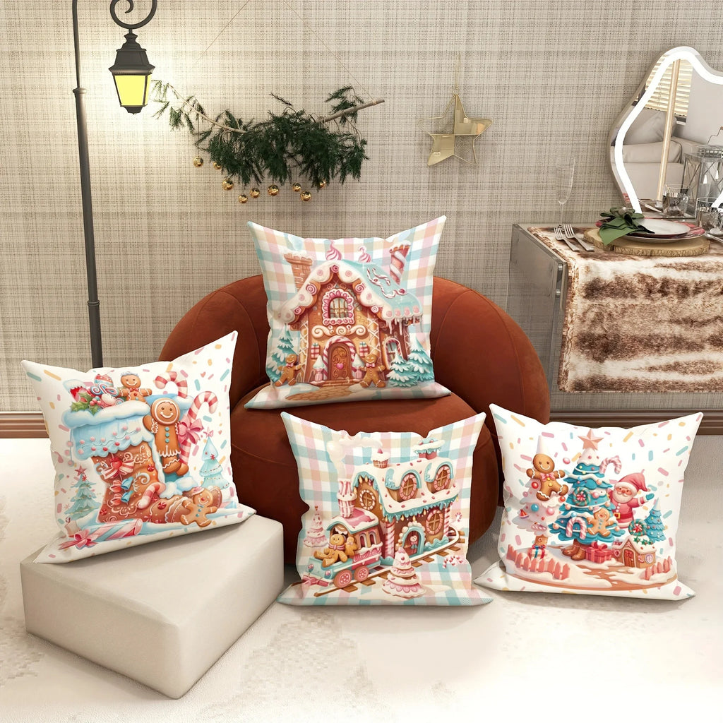 Christmas Gingerbread  pillowcase,  cushion cover