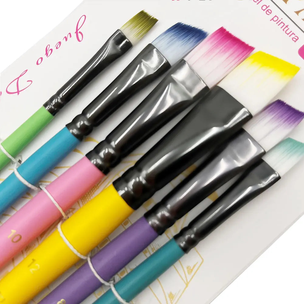 Professional Artist Paint Brush Set - 6 PCS,