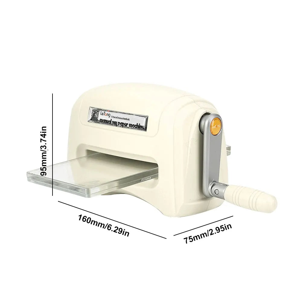 Cutting Embossing Machine Portable Scrapbook Die Cutter Machine Practical Craft Tool with Plastic Backing Plate Home DIY Gadgets