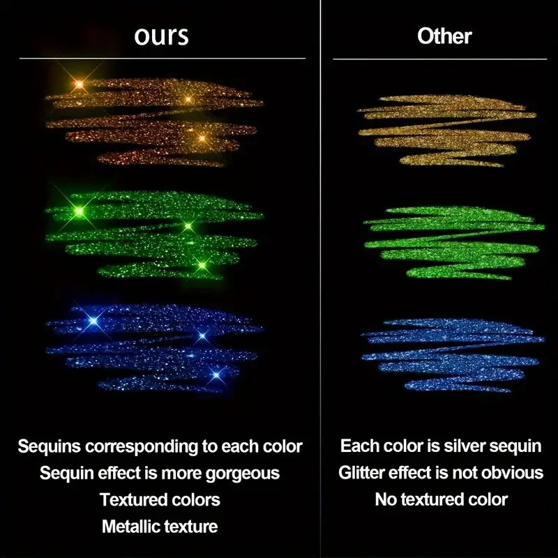 60PCS Glitter Gel Pens Set,