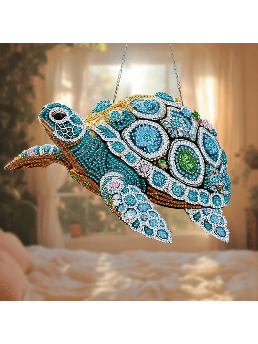 1pc Gorgeous Turtle  Acrylic Diamond Painting Kit,