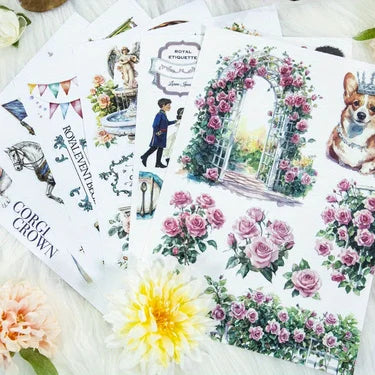 Die-Cut Scrapbooking Stickers for Journaling,